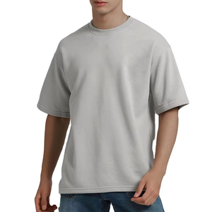 Camisetas personalizadas al por mayor para hombre, camisetas de algodón de verano, colores sólidos, camisetas lisas con cuello redondo, ropa para hombre, tallas grandes - Product Image 1