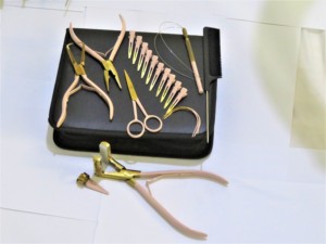 Premium Stainless Steel Micro <b>Bead</b> Extension <b>Kit</b> Pliers Tape Pressing Tool Nano <b>Bead</b> Closing Crimping Tool Teeth Loop - Product Image 4