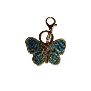 Premium Quality Glass Seed Bead Keychain for <b>Bags</b> <b>and</b> <b>Purses</b> Handmade Embroidered Beadwork Keychain for Fashion Lovers - Product Image 1