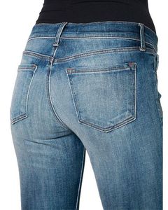 High Stretch Women Skinny Denim Jeans Mid Waist Slim Fit Cuffed Ankle Length Casual Lady Trousers Pencil Pants - Product Image 3