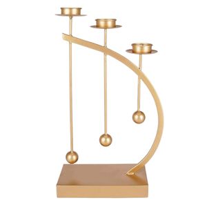 Candelabro de hierro forjado a mano con 9 velas, acabado con recubrimiento de polvo negro mate, para iluminación de dormitorio, decoración y regalos. - Product Image 4