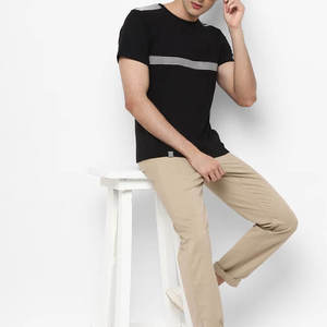 Mens daily wear t <b>shirt</b> breathable stretch fabric lightweight comfortable training wear for fitness running - Product Image 5