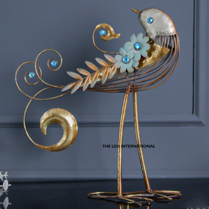 Elegantes Adornos de Jardín de Hierro Vintage, Decoración de Animales de Metal Art Deco Hechos a Mano, Esculturas de Gran Lujo - Product Image 1