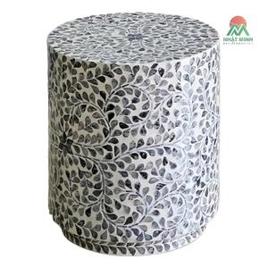 Mesa auxiliar de alta calidad para sala de estar, llamativa, moderna, de nácar, hecha a mano, decorativa, ecológica, duradera - Product Image 1