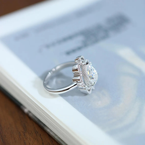 High Quality 3.15Carat Lab-Grown Pear Cut Diamond Classic Engagement Wedding <b>Ring</b> 14K Yellow Gold Prong Setting Direct Factor - Product Image 6