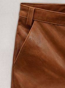 กางเกงหนัง Cognac Ricky Martin - Product Image 3