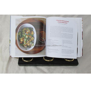 Porte-livres de cuisine en marbre moderne pour cuisines élégantes, améliorant l'espace de comptoir avec une utilisation pratique - Product Image 1