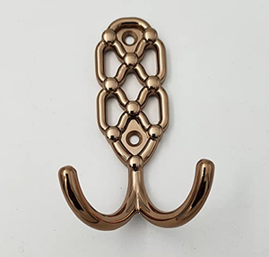 Brass <b>Hook</b> Hanger <b>Wall</b> Mount for Bathroom or Bedside Decoration Premium-quality Brass <b>Key</b> Holder <b>Hooks</b> with Sturdy <b>Wall</b> Mounted - Product Image 2