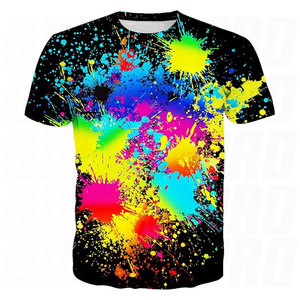 Camisetas de Manga Corta con Estampado, Camisetas Casuales con Gráficos, Ropa Urbana, Moda de Verano, Cómodas para Uso Diario, Unisex - Product Image 1