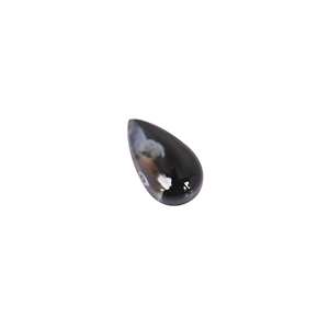 Natural <b>Black</b> Sardonyx Pear Shape Cabochon Gemstone 19x11mm High Quality Loose Gemstone for Jewelry Making - Product Image 4
