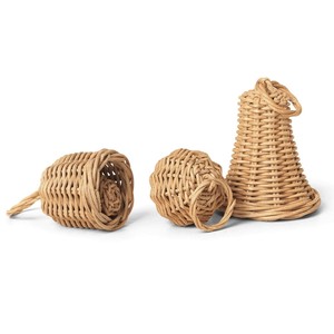 Noeuds de Noël en rotin, prix de gros, ornements tissés à la main, décorations de Noël de qualité supérieure - Product Image 4