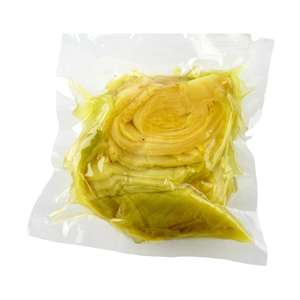 Agrio y dulce con sal en escabeche verde mostaza-Experimente la riqueza de las delicias caseras-Cantidades al por mayor listas para enviar - Product Image 1