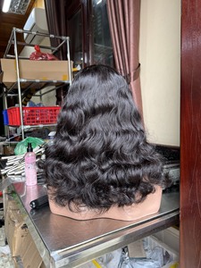 Top Quality Raw Bob <b>Wig</b> Virgin Hair Vendor Transparent Lace Water Wave <b>Wig</b> Human Hair 195 Density <b>Short</b> <b>Wig</b> With Baby Hair - Product Image 2