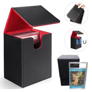 Magnetic Leather Graded Card Case Storage Box Decorative Storage for BGS PSA Sports Trading Cards - Product Image 1