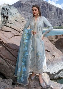 Ensemble Sharara Gharara Kurti brodé de sequins indiens, tenue ethnique de créateur pakistanais, combo 3 pièces cousu en tissu Georgette - Product Image 3