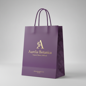 ถุงกระดาษเคลือบเงาแบบกำหนดเอง ทำด้วยมือ หรูหรา เป็นมิตรกับสิ่งแวดล้อม รีไซเคิลได้ สำหรับบรรจุภัณฑ์ของขวัญพรีเมียมในซูเปอร์มาร์เก็ต - Product Image 5