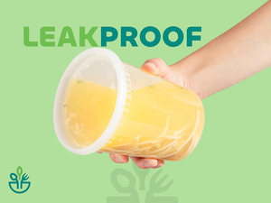 ฝาปิดกล่องเก็บอาหารดีไซน์ทันสมัย (48 ชุด) ขนาดควอร์ต 24-32 ออนซ์ และขนาดไพน์ท 24-16 ออนซ์  วัสดุพลาสติก ปิดสนิท ใช้สำหรับงานปาร์ตี้และใส่กลับบ้าน - Product Image 6