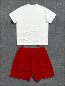 Men's Y2k <b>Gothic</b> Grunge Outfits Short Sleeve T <b>Shirt</b> and Shorts Summer Set Streetwear - Product Image 2