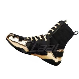 Chaussures de boxe avec logo personnalisé, empeigne en mesh respirant, semelle flexible, chaussures de sport confortables pour l'entraînement - Product Image 5