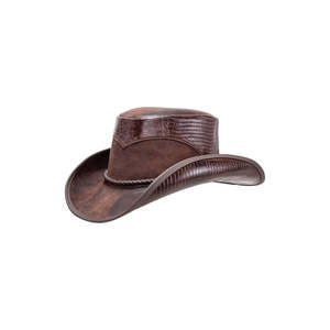 Sombrero de Vaquero de Invierno a Rayas Unisex, Hecho a Mano con Cuero Genuino, con Colores y Tallas Personalizadas - Product Image 5