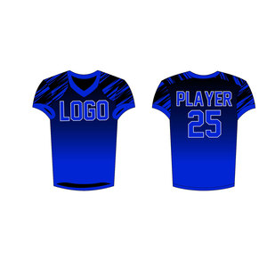 Uniformes de football américain pour hommes de qualité supérieure, designs personnalisés, impression numérique, ensemble d'uniformes d'équipe, logo brodé, 100% polyester - Product Image 2