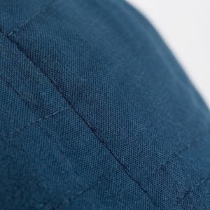 Chapeau Bob en Jean Unisexe pour Homme, Effet Vieilli sur le Panneau Avant, Couleur Unie, Brodé, Respirant, Imperméable, Décontracté, Printemps-Été - Product Image 3