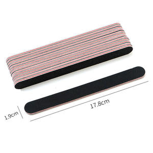Custom Logo Floral Design <b>Nail</b> File 100/120 100/180 180/240 Precision Manicure Tool Plastic Smooth Tip - Product Image 4