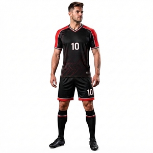 Custom Made Soccer Wear Slim Fit Uniforms Sublimation Printing on Plain Blank Material polyester <b>Name</b> Printing Style for Adults - Product Image 5