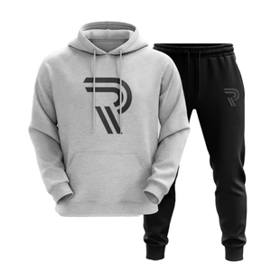 Custom Men Hoodie Tracksuit Set – Cotton <b>Polyester</b> <b>Jogger</b> Set for Gym, Streetwear & Casual Winter Fashion - Product Image 3