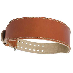 Ceinture de musculation en cuir de vachette respirante, personnalisable, flexible et réglable, avec logo élégant, pour la sécurité et la performance en fitness - Product Image 5