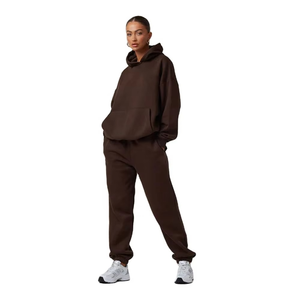 Ensemble de survêtement confortable pour femmes avec capuche, sweat-shirt et pantalon en polaire de qualité supérieure, chaud et confortable, de haute qualité, automne-hiver, toutes les couleurs - Product Image 2