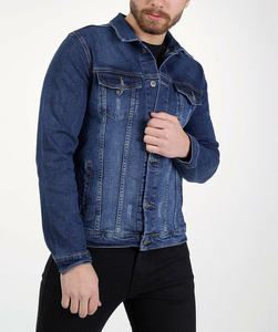 Chaqueta Vaquera Personalizada con Logotipo Bordado de Outfitize, Chaqueta Vaquera para Hombre, Moda Urbana, Atuendos de Mezclilla - Product Image 6