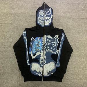 Sudadera con Capucha y Cremallera Completa de Algodón con Impresión DTG de Calidad Premium, Personalizable con Marca, Diseño Clásico Urbano, Unisex - Product Image 1
