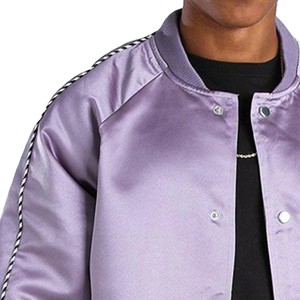 New Fashion Style Custom Satin Varsity <b>Jacket</b> Plain Breathable Plus Size Satin <b>Baseball</b> Hip Hop <b>Jacket</b> <b>for</b> <b>Men</b> - Product Image 3