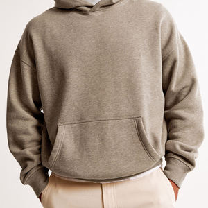 Sudadera Clásica con Capucha, Lisa, de Felpa de Algodón de 450 g/m². Sudadera con Capucha de Felpa Premium, MOQ Bajo, Hombros Caídos - Product Image 2