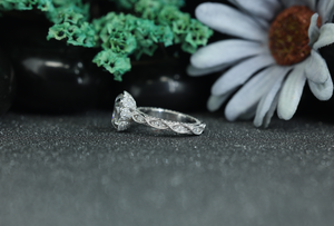 Factory Price Oval Cut Moissanite Engagement <b>Ring</b> 925 <b>Silver</b> Rhodium Plated Vintage Wedding <b>Ring</b> for Women - Product Image 5