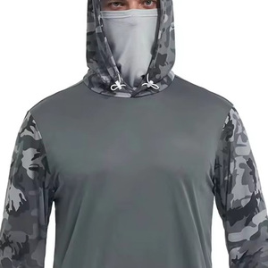 Sudadera con capucha profesional para hombre, protección solar, manga larga, ropa de alto rendimiento para pesca al aire libre y deportes acuáticos - Product Image 4