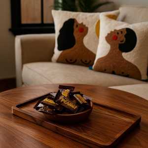 Export Quality Handmade Wooden Serving <b>Platter</b> Wood Tableware Acacia Wood Serving <b>Platter</b> Handmade Natural Food Presentation - Product Image 3