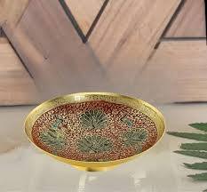 Hand Crafted Metal Brass Fruit Bowl Decorative Serving Bowl for Dining Table <b>Kitchen</b> Home Decor - Product Image 4