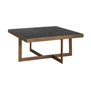 Modern <b>Square</b> <b>Coffee</b> <b>Table</b> with Wood Top and Wooden Frame Living Room Furniture - Product Image 3