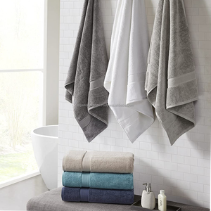 Serviettes de bain en coton originales d'Inde, qualité hôtelière cinq étoiles, séchage rapide, nouveauté, bio, toucher super doux - Product Image 2