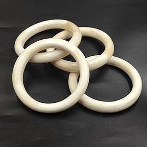 Horn Eco-Friendly Modern Round Wide <b>Bangle</b> Bracelet Handcrafted <b>Indian</b> Wedding Gift Fashion Jewelry - Product Image 2