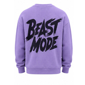 <b>Men</b> Waffle Knit Sweatshirt Casual Crew Neck Long Sleeve Textured Pullover <b>Thermal</b> <b>Top</b> Custom OEM Sportswear Manufacturer Factory - Product Image 2