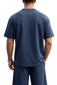 Elegant Look Cheap Shorts <b>Sets</b> New Style Custom Logo Men's Streetwear Jogging <b>Set</b> Solid Color 2 Piece Custom Men's Shorts <b>Sets</b> - Product Image 2