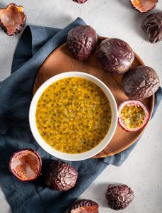 Natural Frozen Passion Fruit Pulp Seedless <b>for</b> Bakery Confectionery <b>Jam</b> Making Drum Packed Vietnam Factory Cheapest Price - Product Image 1