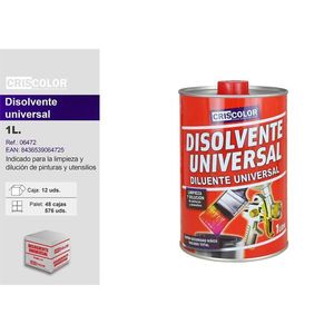 Solvente universale Criscolor 1L per la pulizia e la diluizione delle vernici - Product Image 1