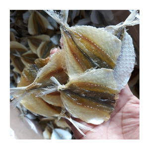 Snack de poisson séché premium à rayures jaunes, assaisonné, riche en protéines, déshydraté, origine Vietnam - Product Image 1