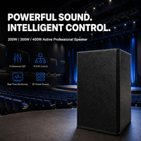 Sistema de PA Profesional Activo de 200W/300W/400W con Control de Red TCP/IP y DSP para Monitoreo de Escenarios, Conciertos, Clubes y Eventos