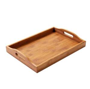Bandeja de madera decorativa tallada a mano, ideal para regalos de boda, regalos de aniversario y colecciones de diseño para el hogar. - Product Image 3