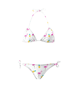 Traje de Baño de Una Pieza para Mujer, Bikini con Bloques de Color, Spandex y Poliéster, Secado Rápido, UPF50+, Sin Mangas, Cuello Redondo, Traje de Baño Deportivo - Product Image 1